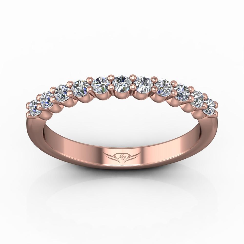 Vincents Fine Jewelry | Martin Flyer | Shared Prong Matching Wedding Band