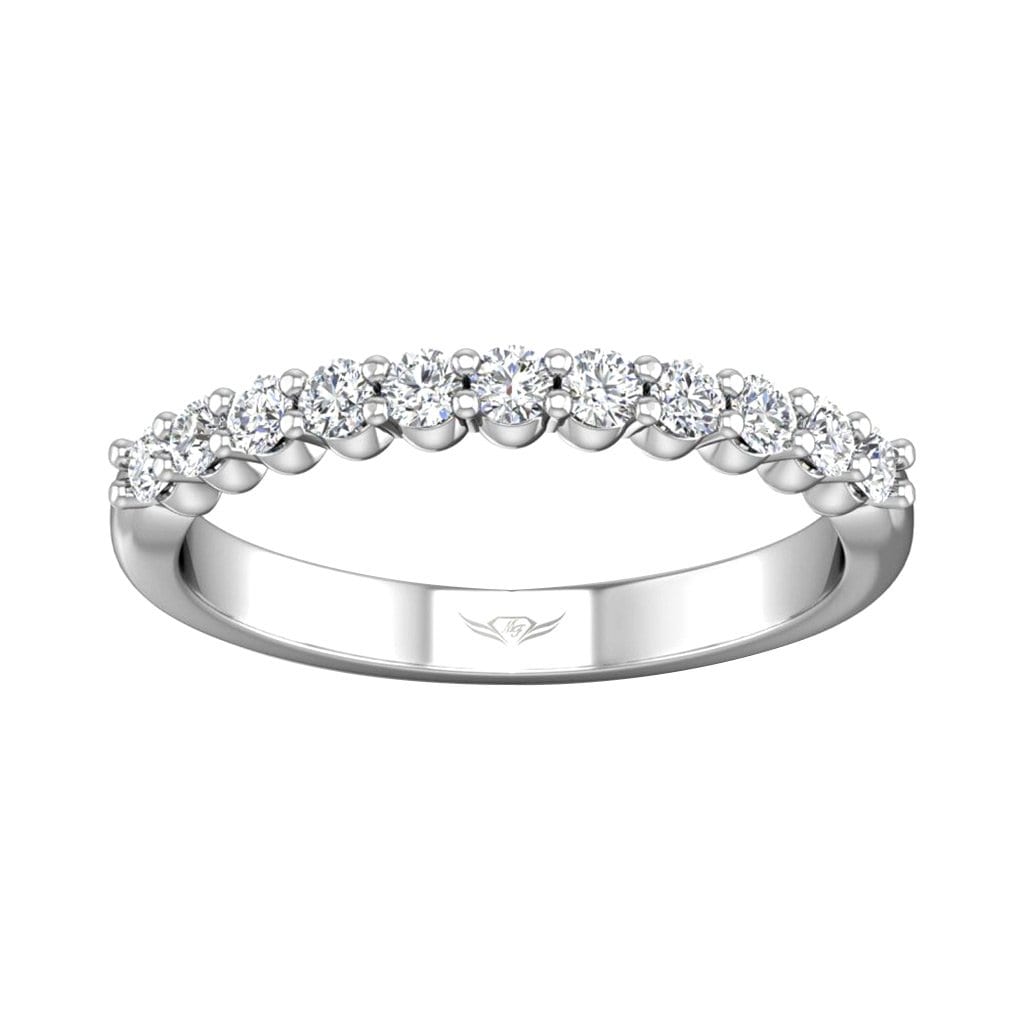 Vincents Fine Jewelry | Martin Flyer | Shared Prong Matching Wedding Band