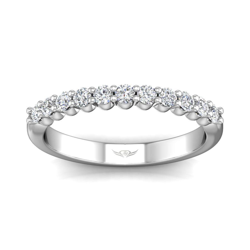 Vincents Fine Jewelry | Martin Flyer | Shared Prong Matching Wedding Band
