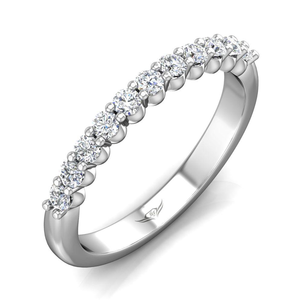 Vincents Fine Jewelry | Martin Flyer | Shared Prong Matching Wedding Band