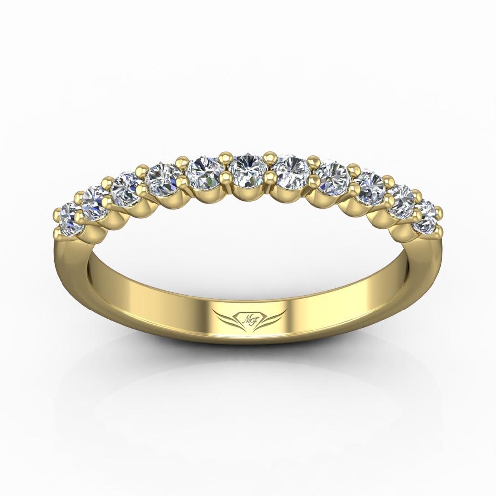 Vincents Fine Jewelry | Martin Flyer | Shared Prong Matching Wedding Band