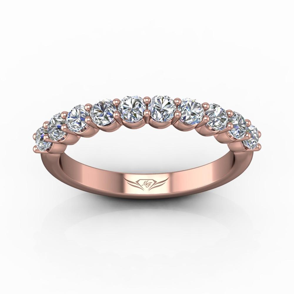 Vincents Fine Jewelry | Martin Flyer | Shared Prong Matching Wedding Band
