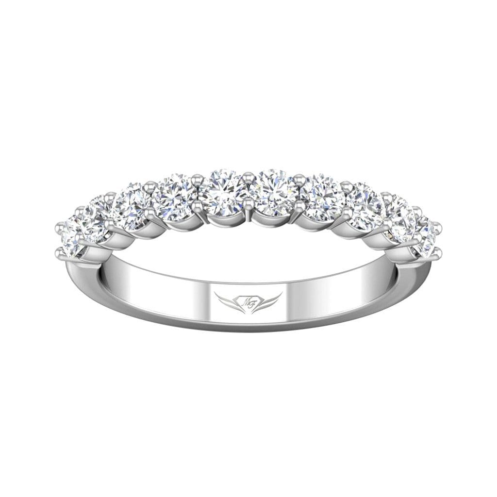 Vincents Fine Jewelry | Martin Flyer | Shared Prong Matching Wedding Band
