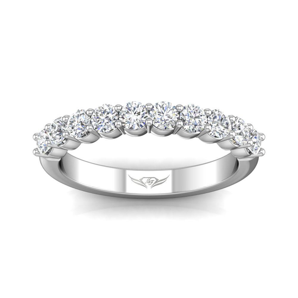 Vincents Fine Jewelry | Martin Flyer | Shared Prong Matching Wedding Band
