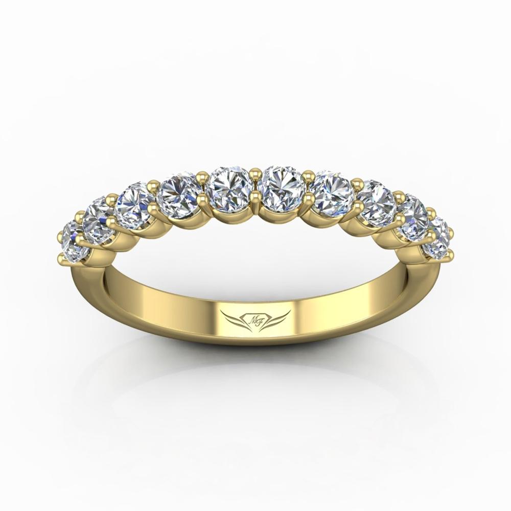 Vincents Fine Jewelry | Martin Flyer | Shared Prong Matching Wedding Band