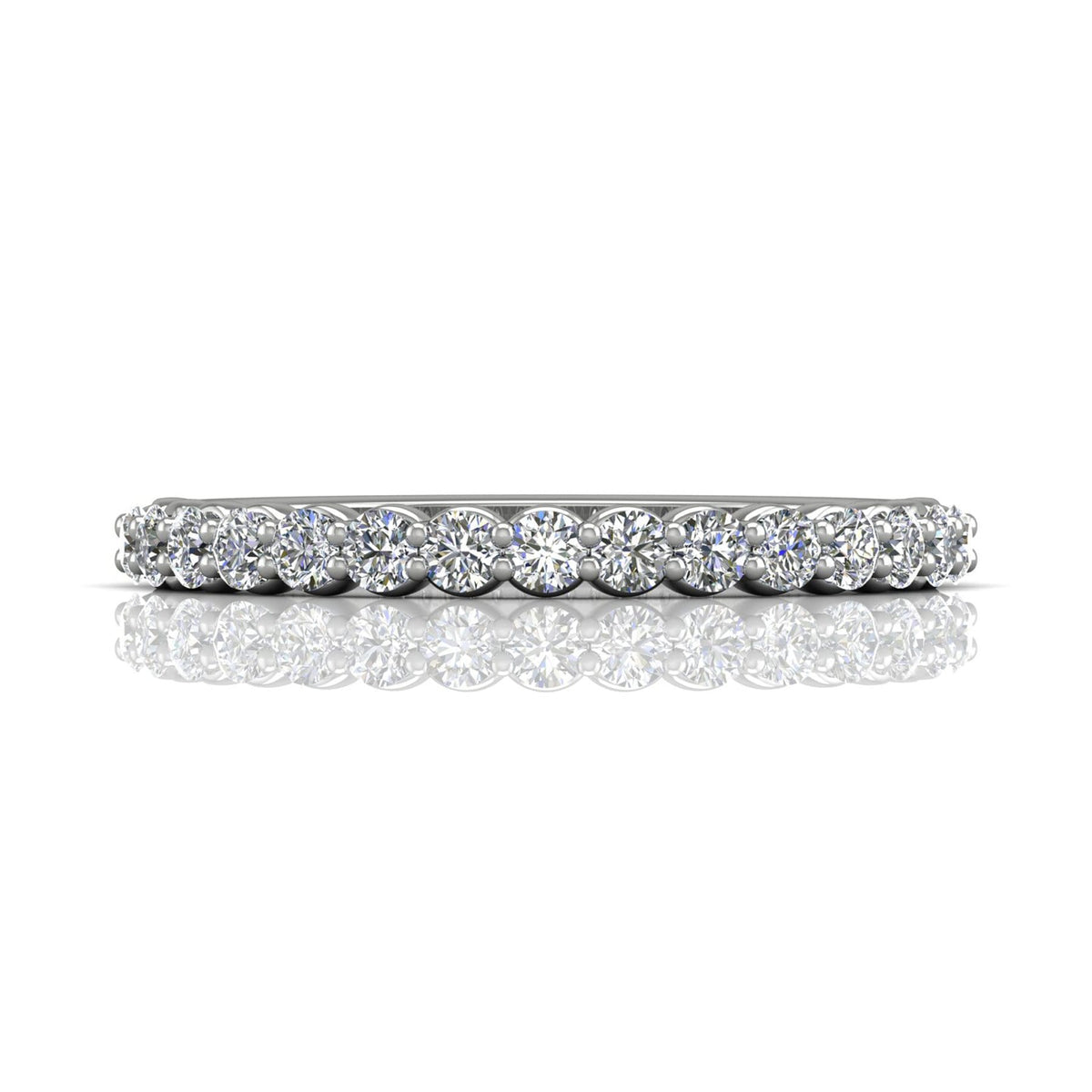 Vincents Fine Jewelry | Martin Flyer | Shared Prong Wedding Band