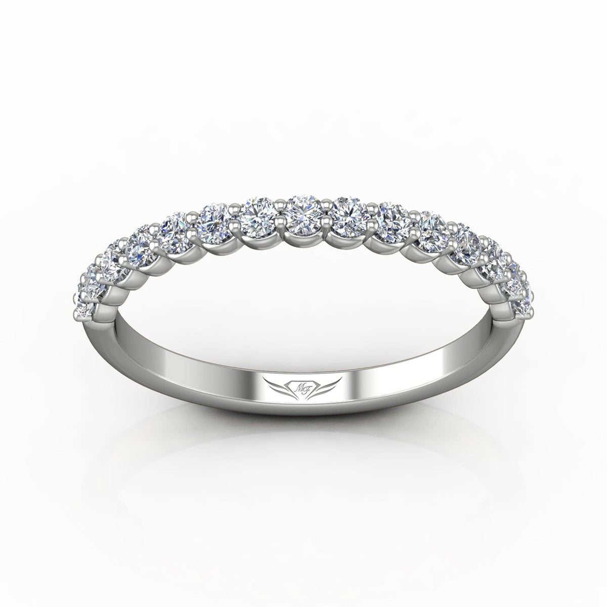 Vincents Fine Jewelry | Martin Flyer | Shared Prong Wedding Band