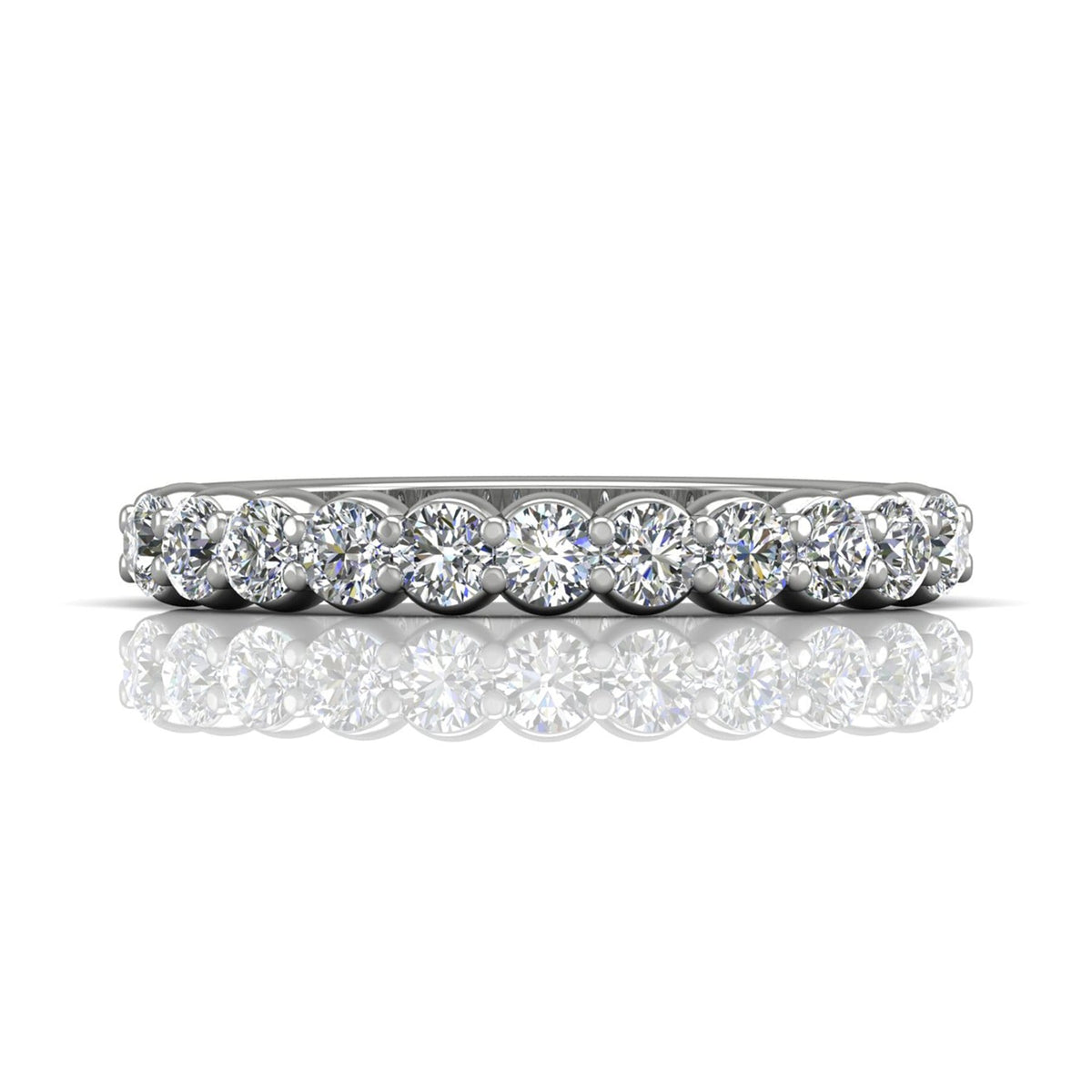 Vincents Fine Jewelry | Martin Flyer | Shared Prong Wedding Band