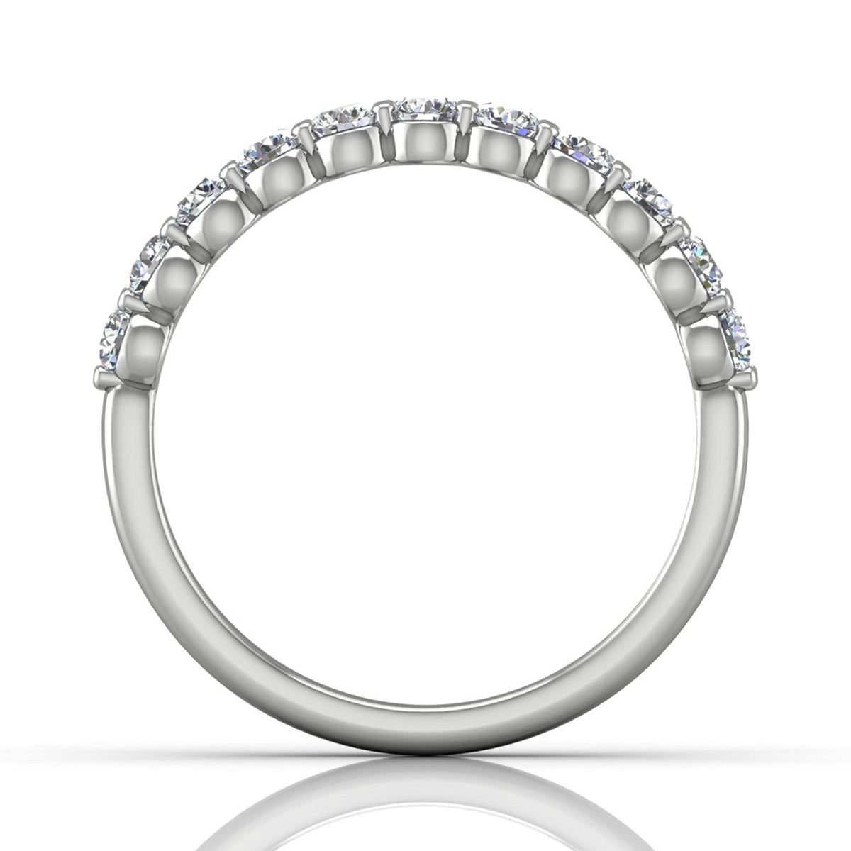 Vincents Fine Jewelry | Martin Flyer | Shared Prong Wedding Band