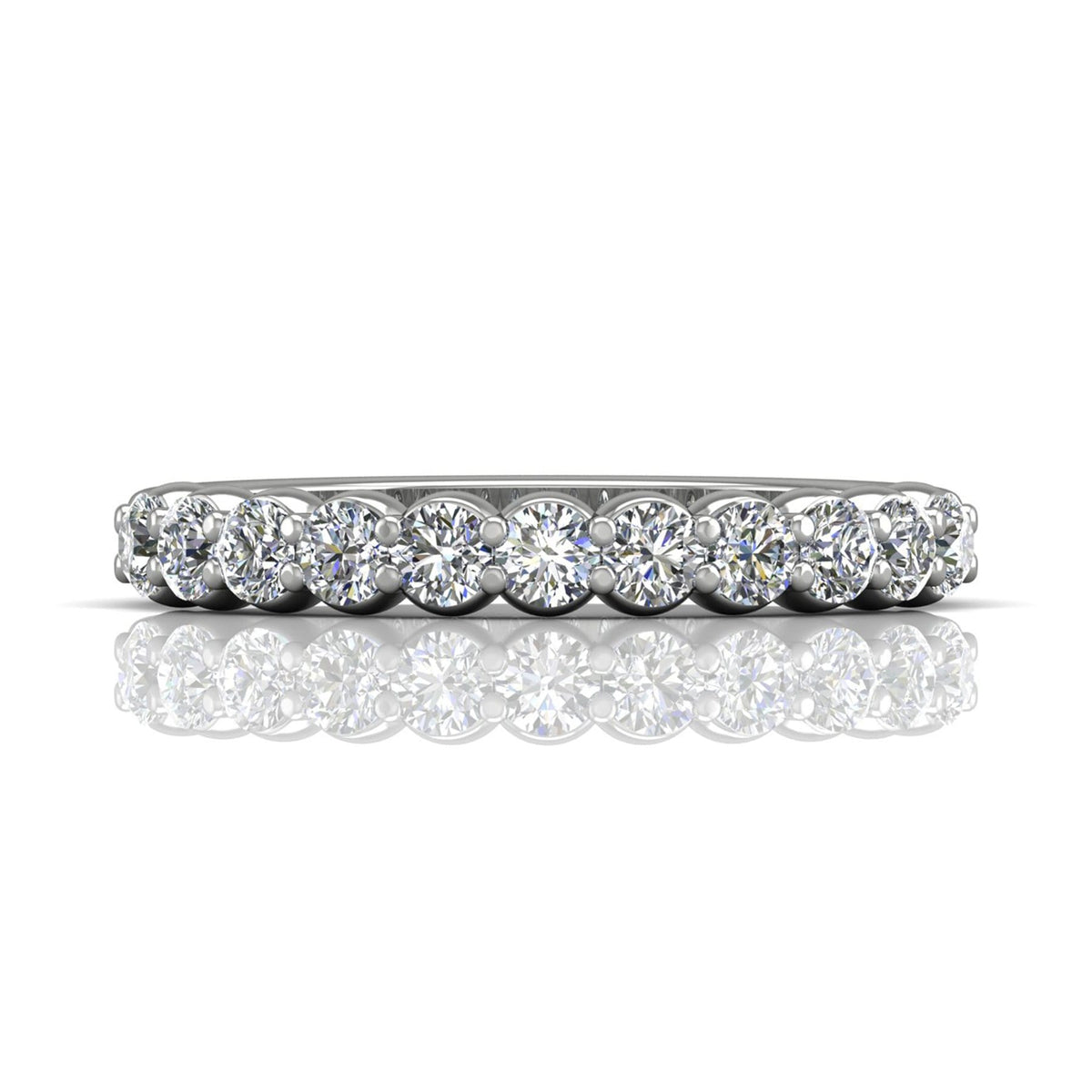 Vincents Fine Jewelry | Martin Flyer | Shared Prong Wedding Band