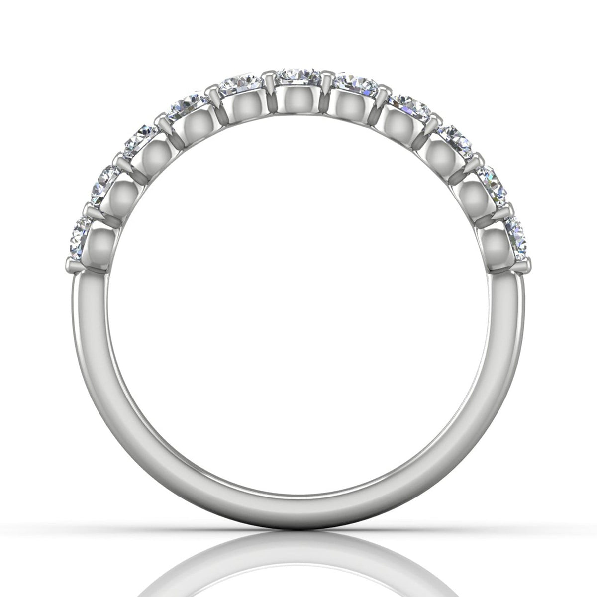 Vincents Fine Jewelry | Martin Flyer | Shared Prong Wedding Band