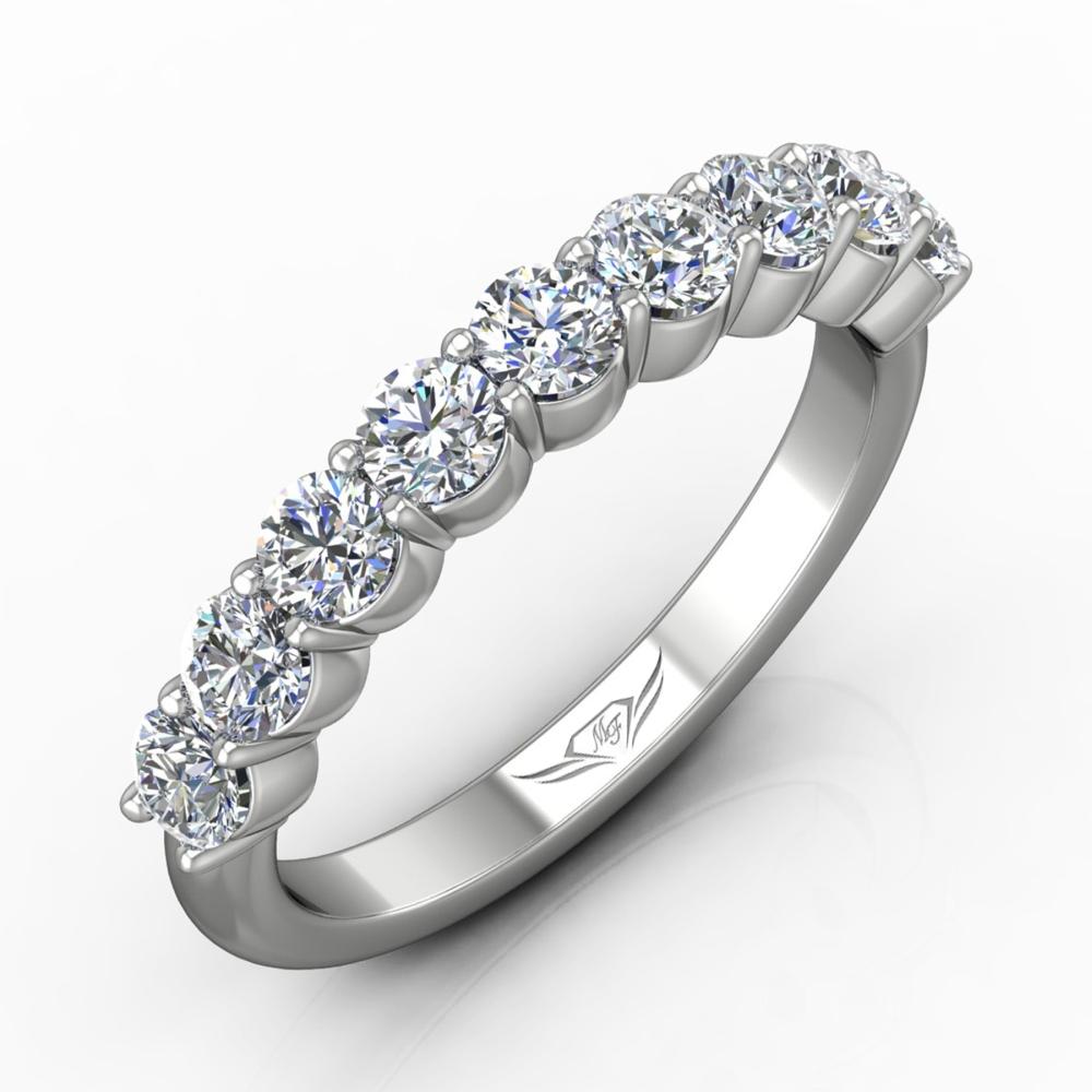 Vincents Fine Jewelry | Martin Flyer | Shared Prong Wedding Band
