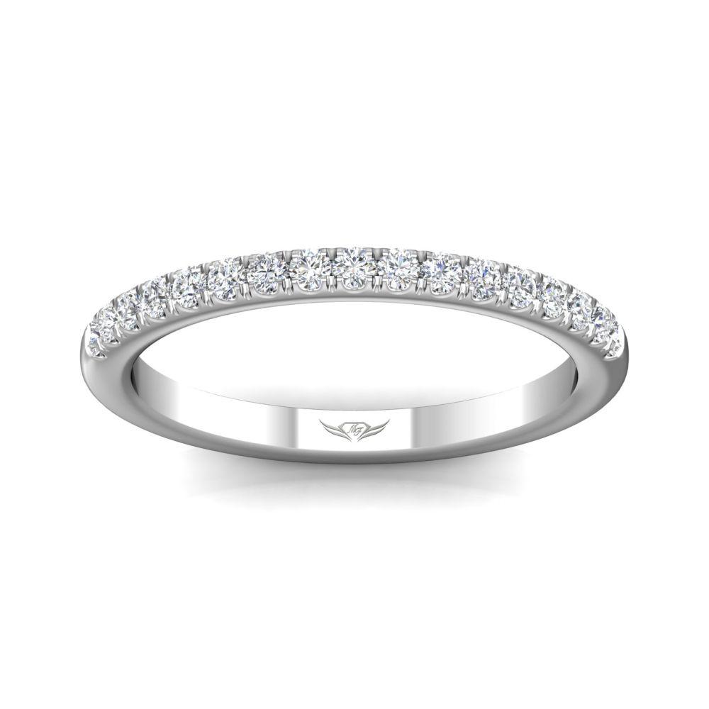 Vincents Fine Jewelry | Martin Flyer | Cutdown Micropave Matching Wedding Band
