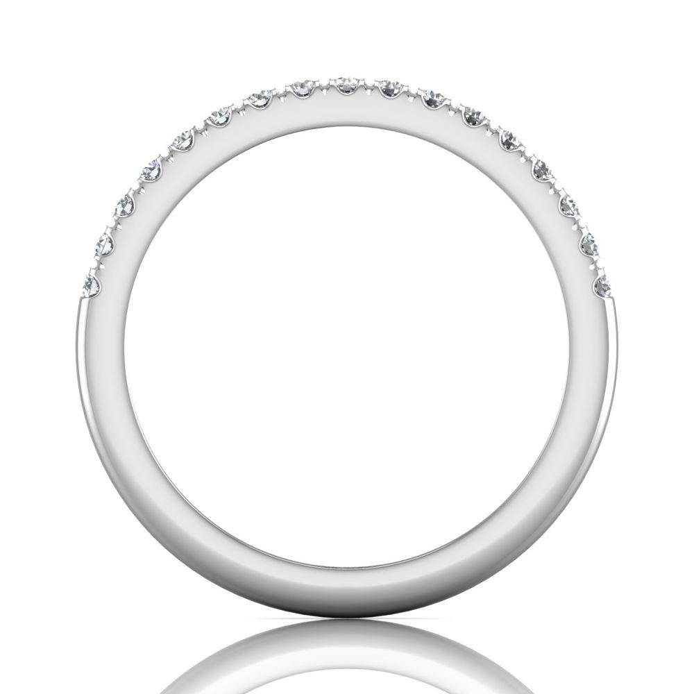 Vincents Fine Jewelry | Martin Flyer | Cutdown Micropave Matching Wedding Band