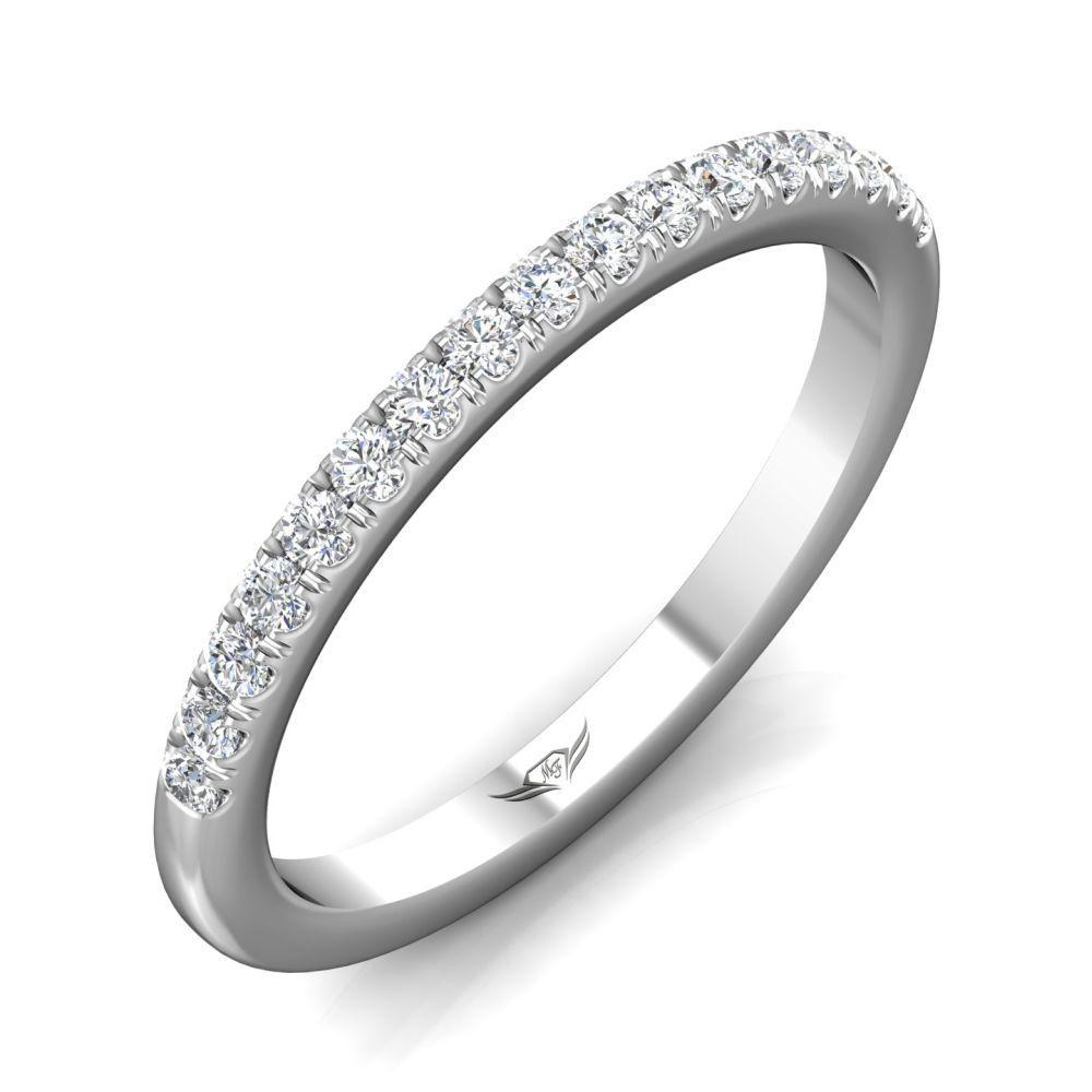 Vincents Fine Jewelry | Martin Flyer | Cutdown Micropave Matching Wedding Band
