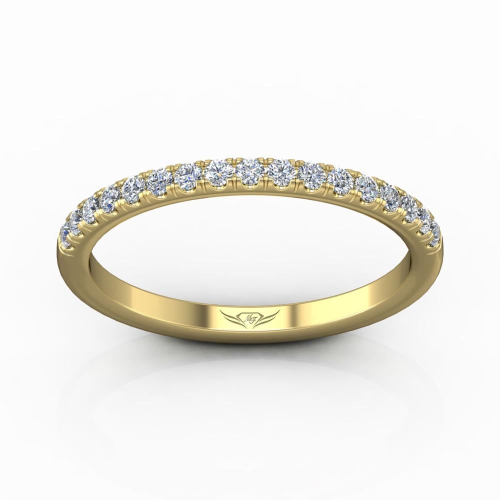 Vincents Fine Jewelry | Martin Flyer | Cutdown Micropave Matching Wedding Band