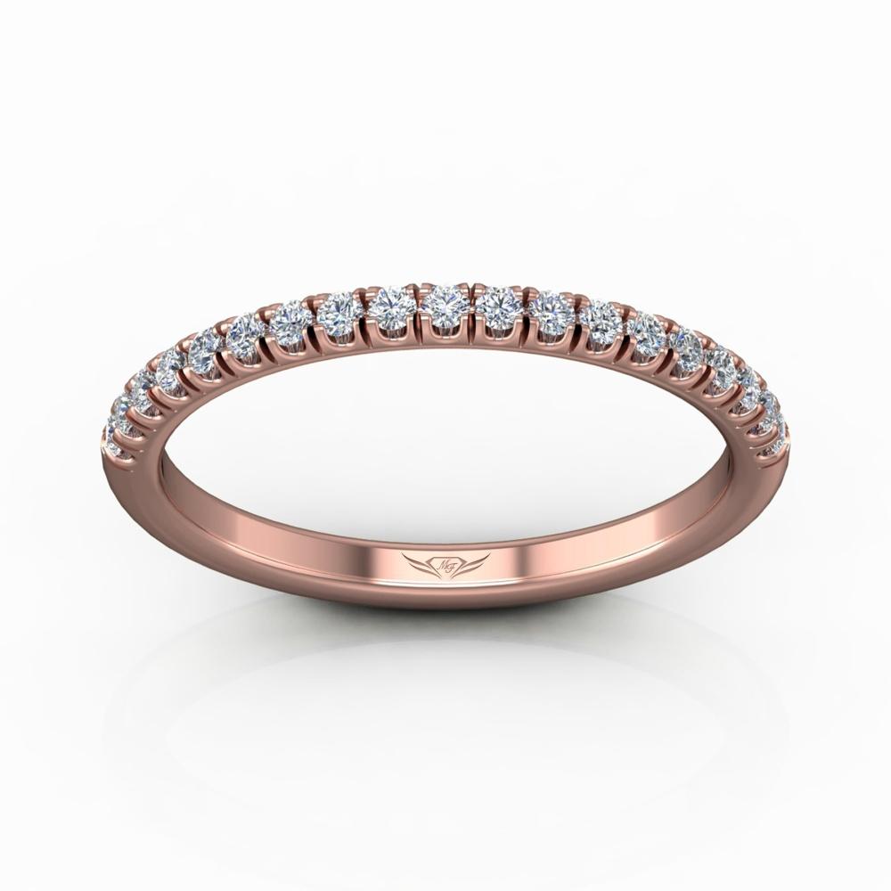Vincents Fine Jewelry | Martin Flyer | Cutdown Micropave Matching Wedding Band