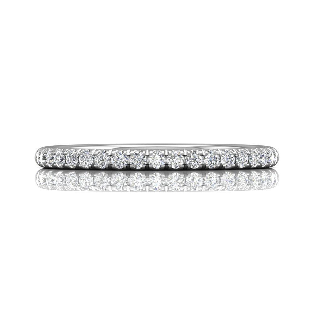 Vincents Fine Jewelry | Martin Flyer | Cutdown Micropave Matching Wedding Band