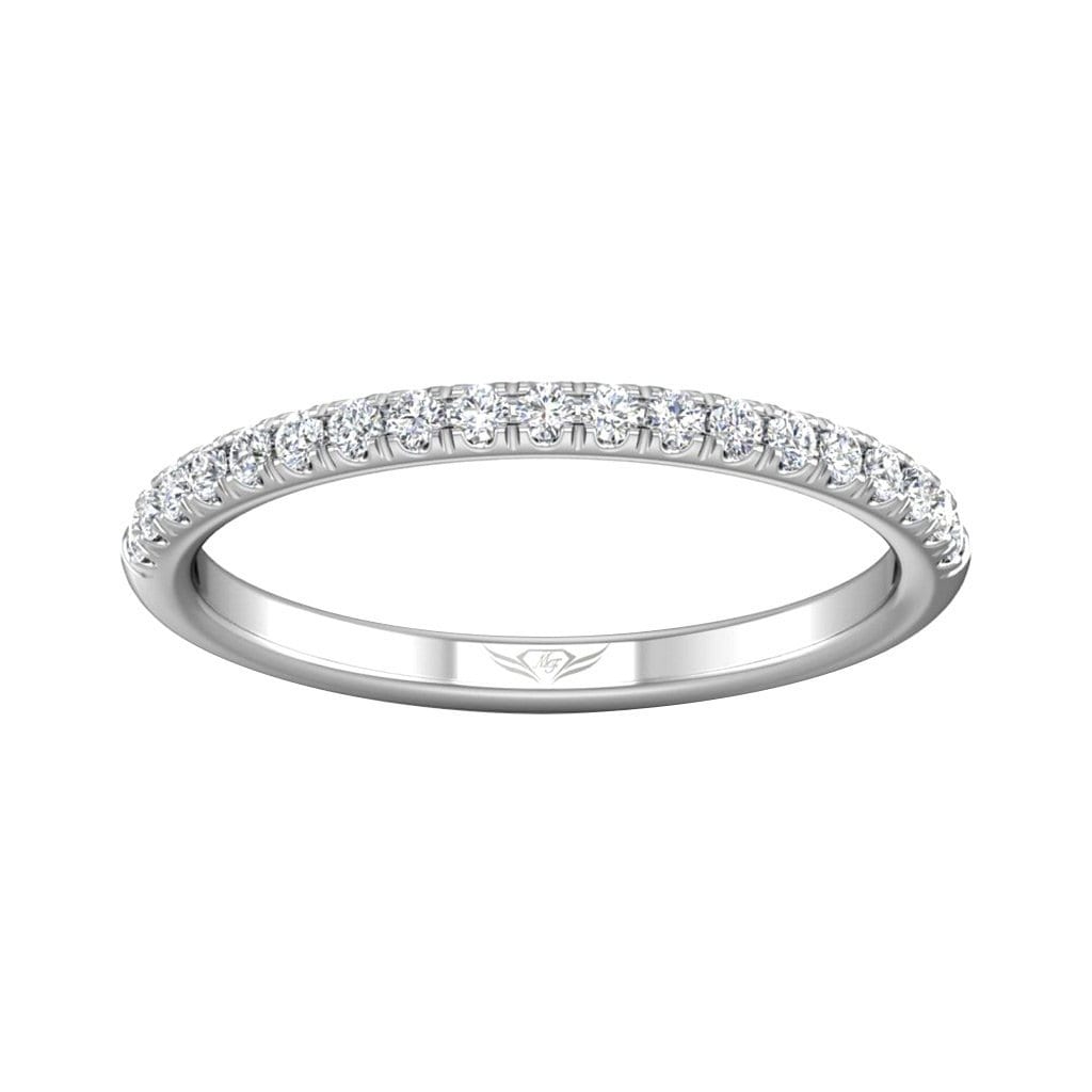 Vincents Fine Jewelry | Martin Flyer | Cutdown Micropave Matching Wedding Band