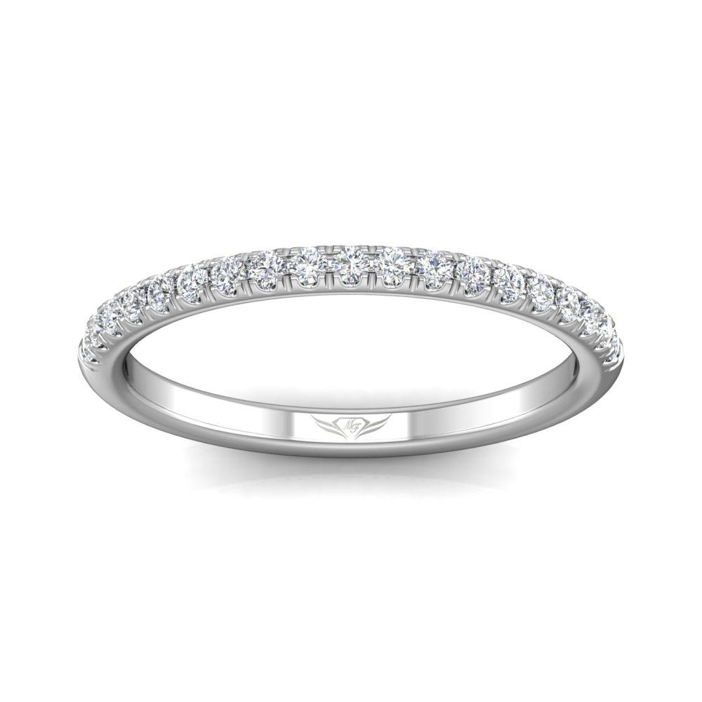 Vincents Fine Jewelry | Martin Flyer | Cutdown Micropave Matching Wedding Band