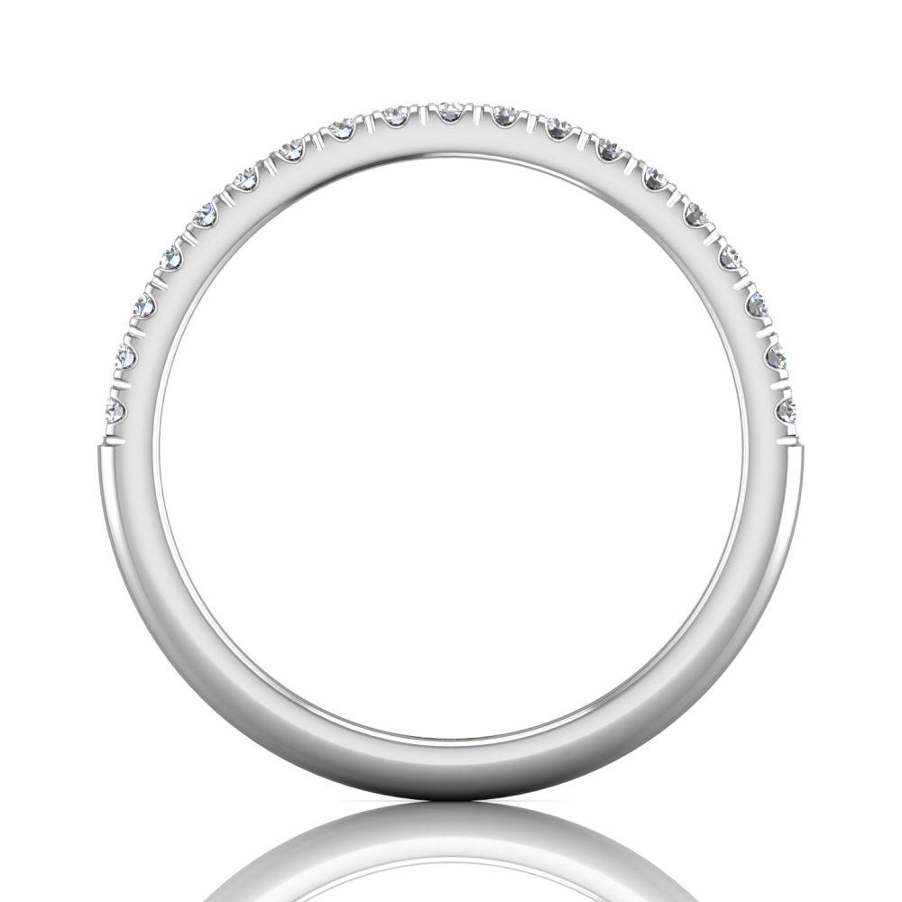 Vincents Fine Jewelry | Martin Flyer | Cutdown Micropave Matching Wedding Band