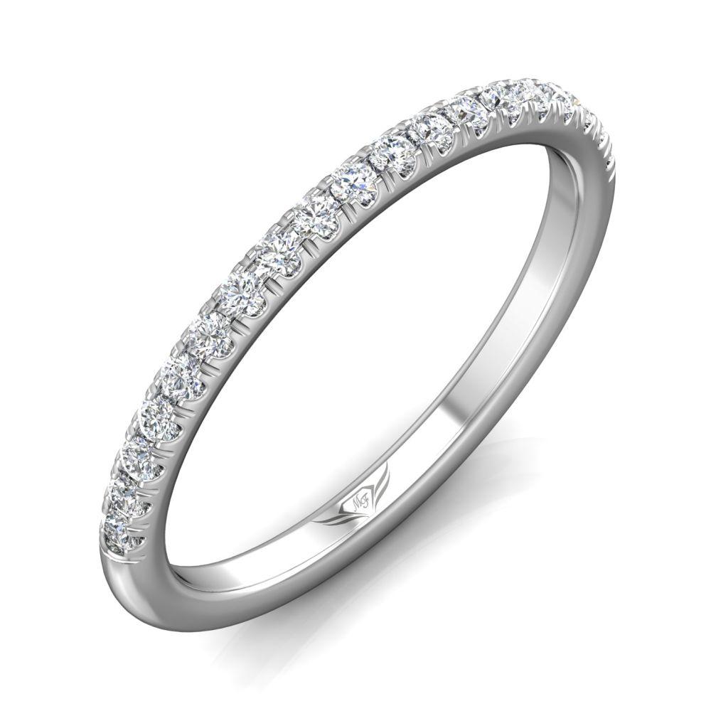 Vincents Fine Jewelry | Martin Flyer | Cutdown Micropave Matching Wedding Band