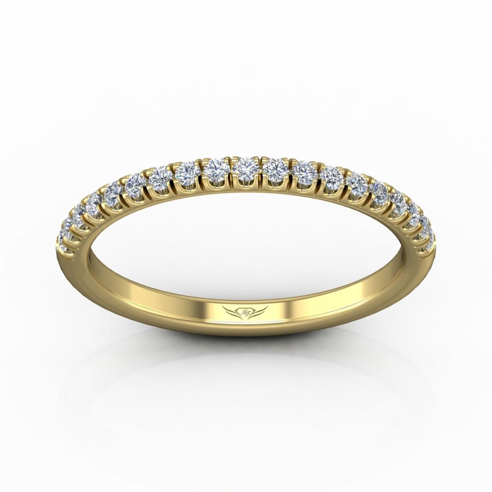 Vincents Fine Jewelry | Martin Flyer | Cutdown Micropave Matching Wedding Band