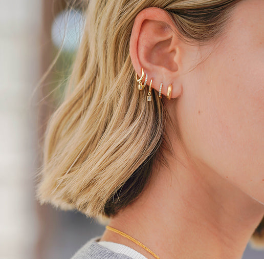 Reese Brooklyn Knife-Edge Mini Huggies