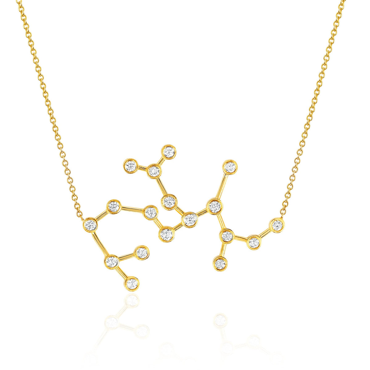 Sagittarius Diamond Constellation Necklace