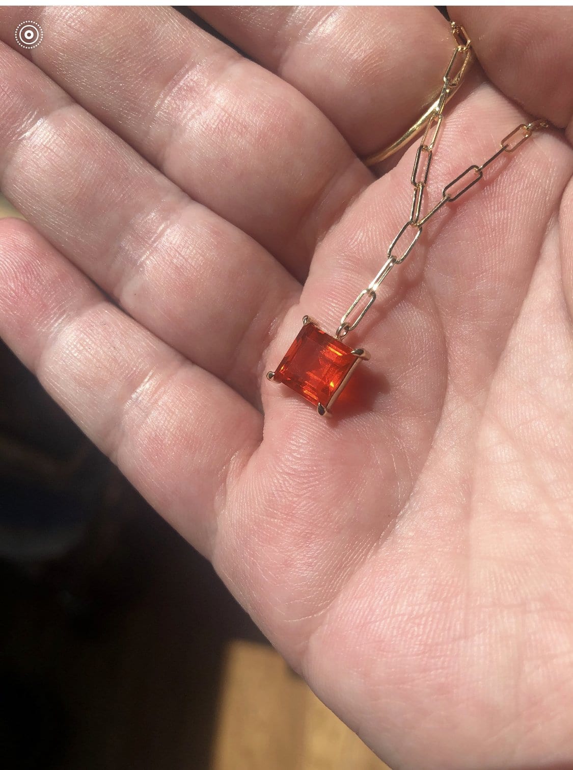 Gemfetti Topaz Lariat Necklace