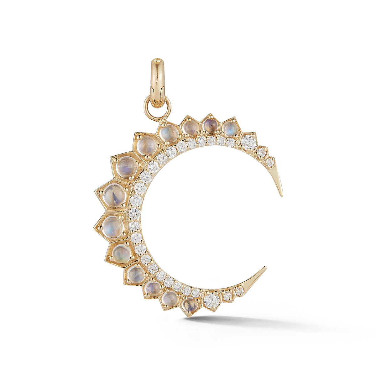 Moonstone Estelle Charm - Crescent