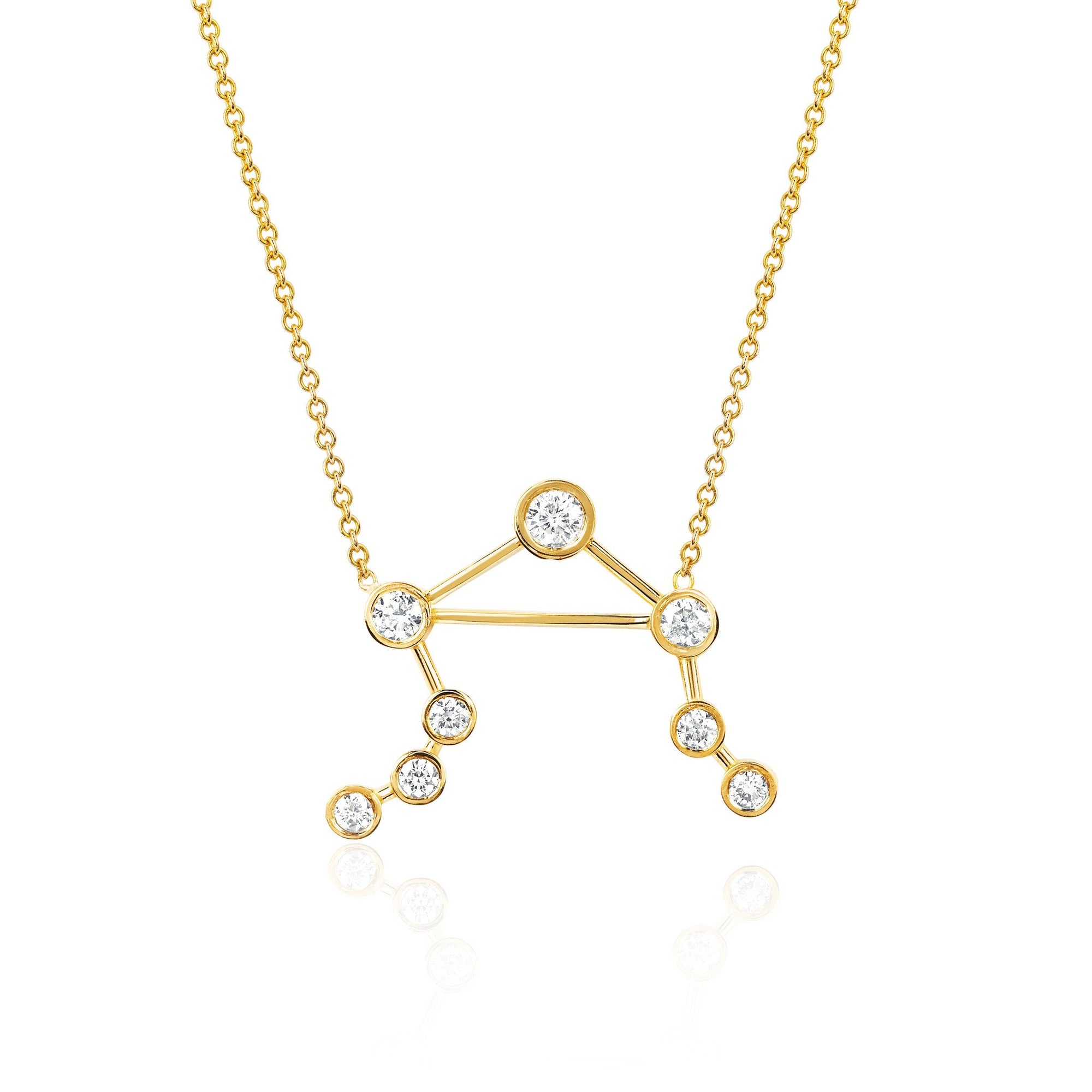 Libra Diamond Constellation Necklace