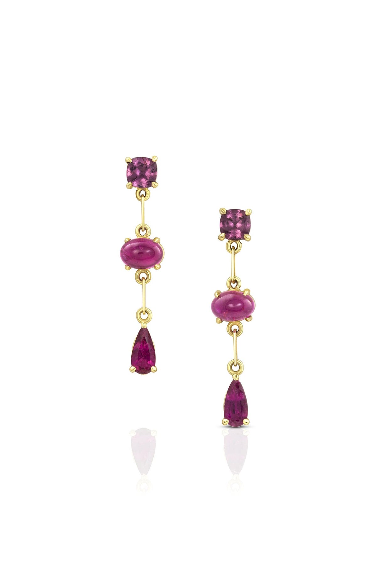 3 Stone Gemfetti Earring