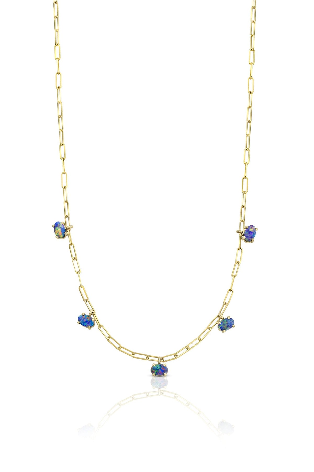 5 Stone Gemfetti Necklace