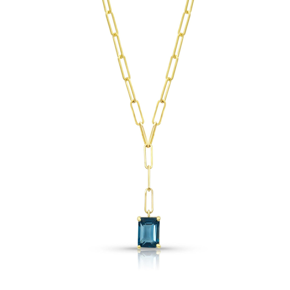 Vincents Fine Jewelry | M. Spalten | Gemdrop Topaz Lariat Necklace
