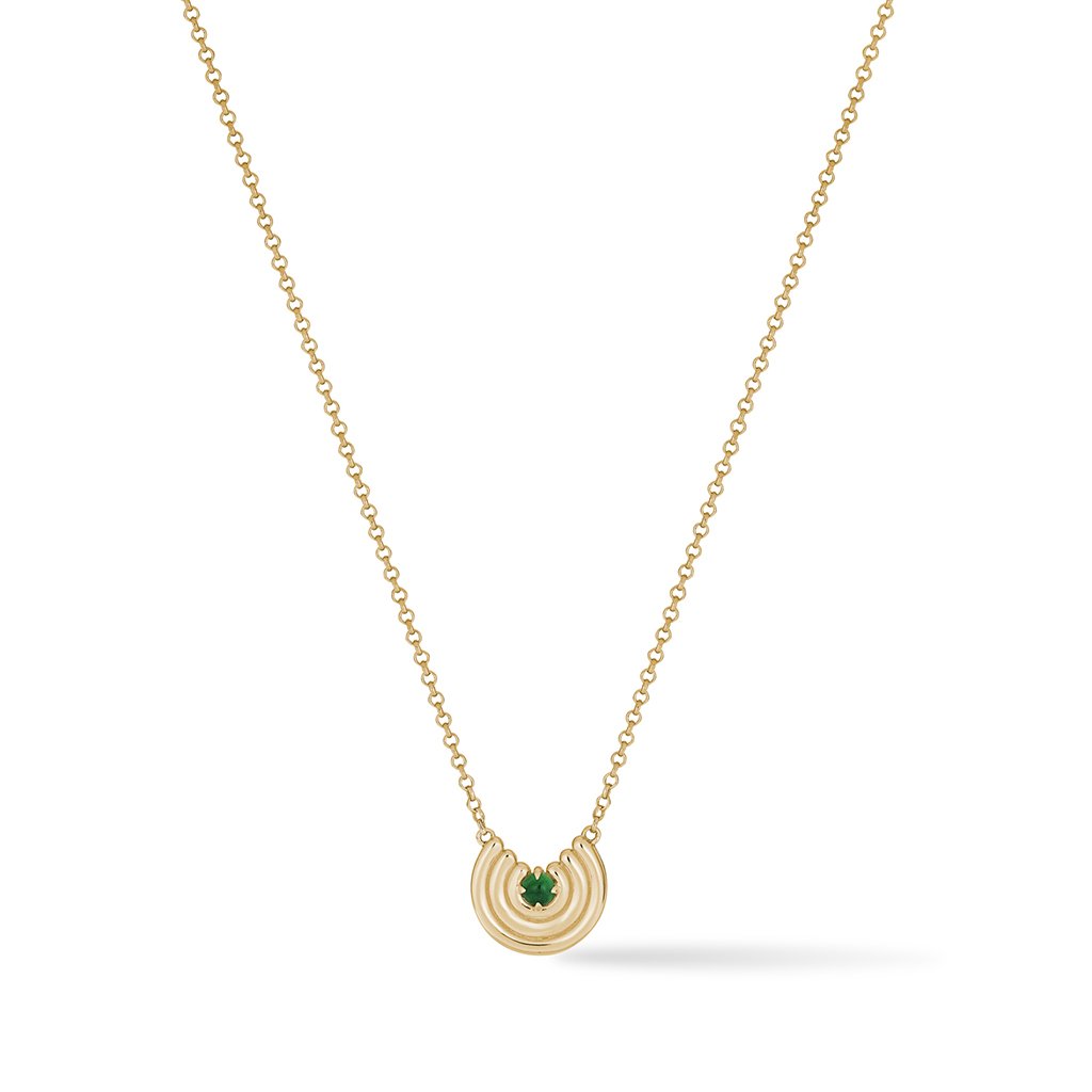 Petite Revival Necklace Emerald