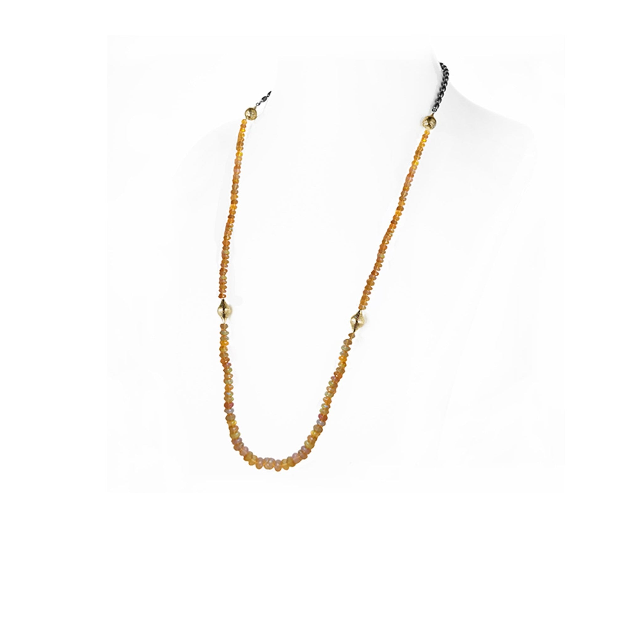 Crownwork Ethiopian Opal Necklace