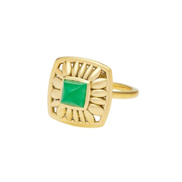 MAGE CHRYSOPRASE RING