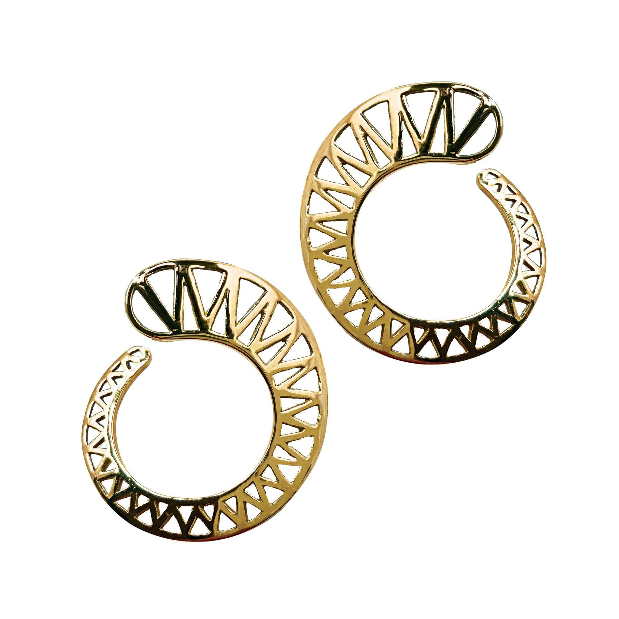Vincents Fine Jewelry | Ray Griffiths | Spiral Knife Edge Earrings
