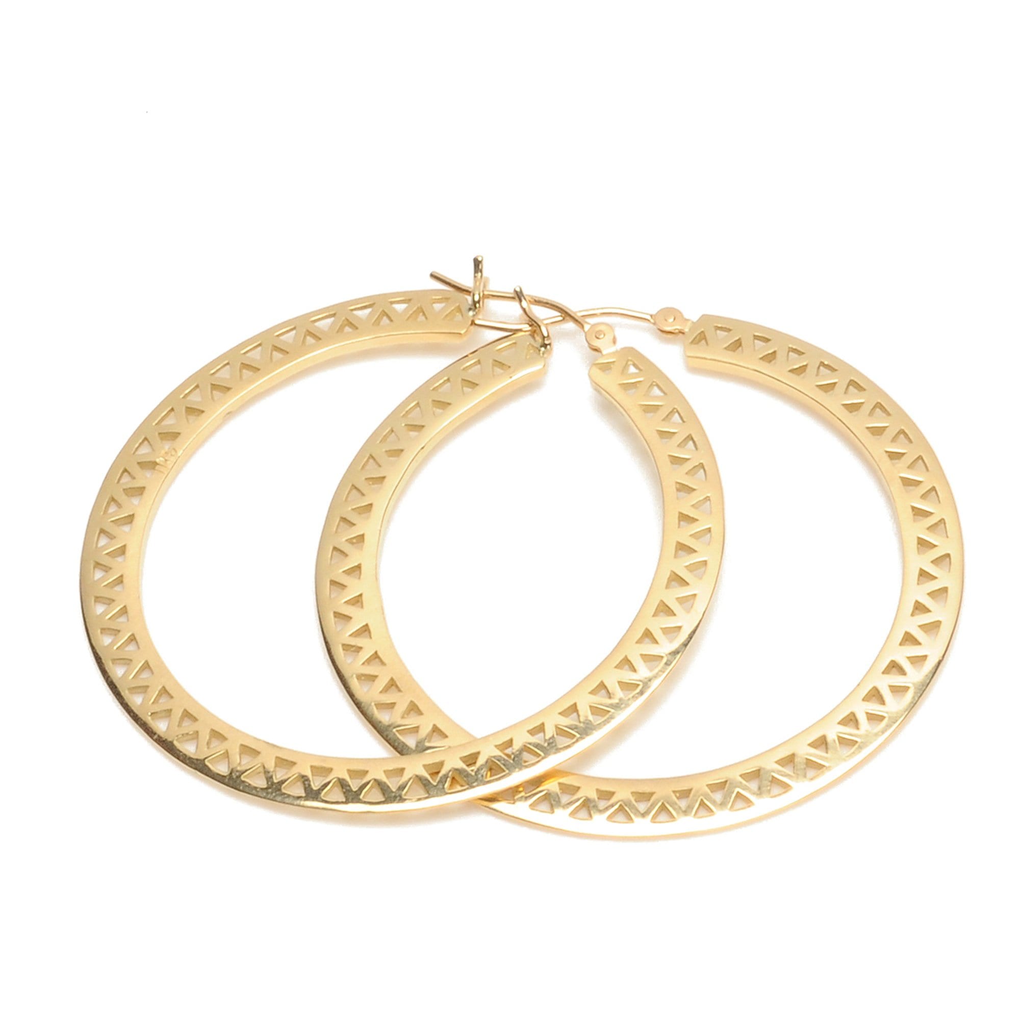 Vincents Fine Jewelry | Ray Griffiths | Medium Crownwork Hoops 