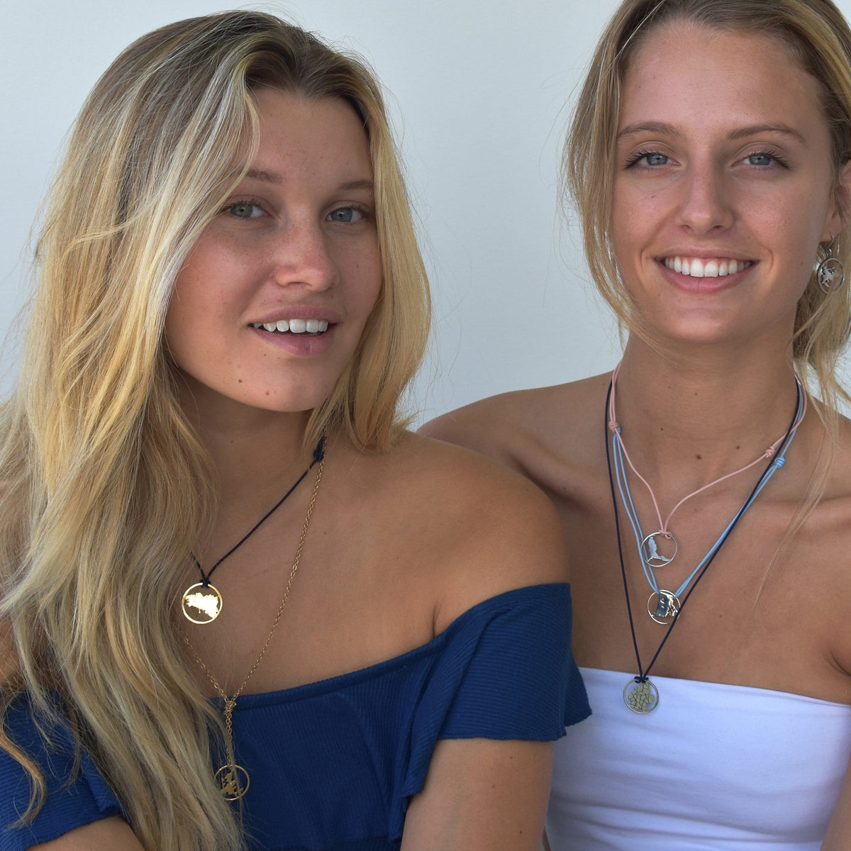 CD Charms | Shelter Island Chained Necklace | Catherine Demarchelier