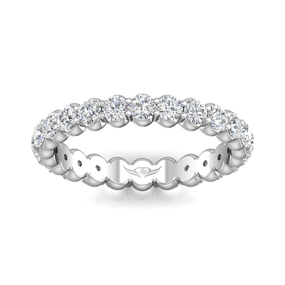 Vincents Fine Jewelry | Martin Flyer | Shared Prong Eternity Wedding Band