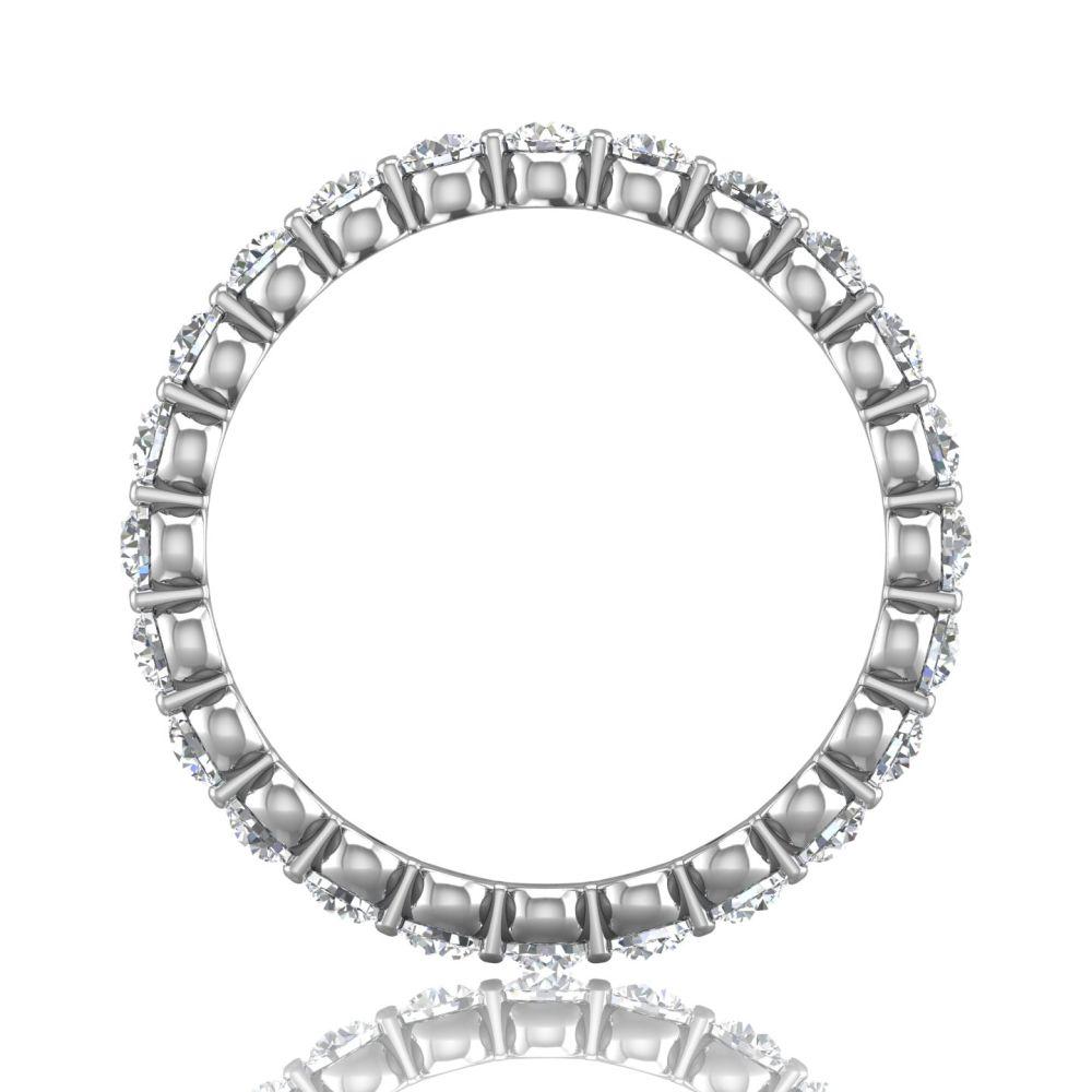 Vincents Fine Jewelry | Martin Flyer | Shared Prong Eternity Wedding Band