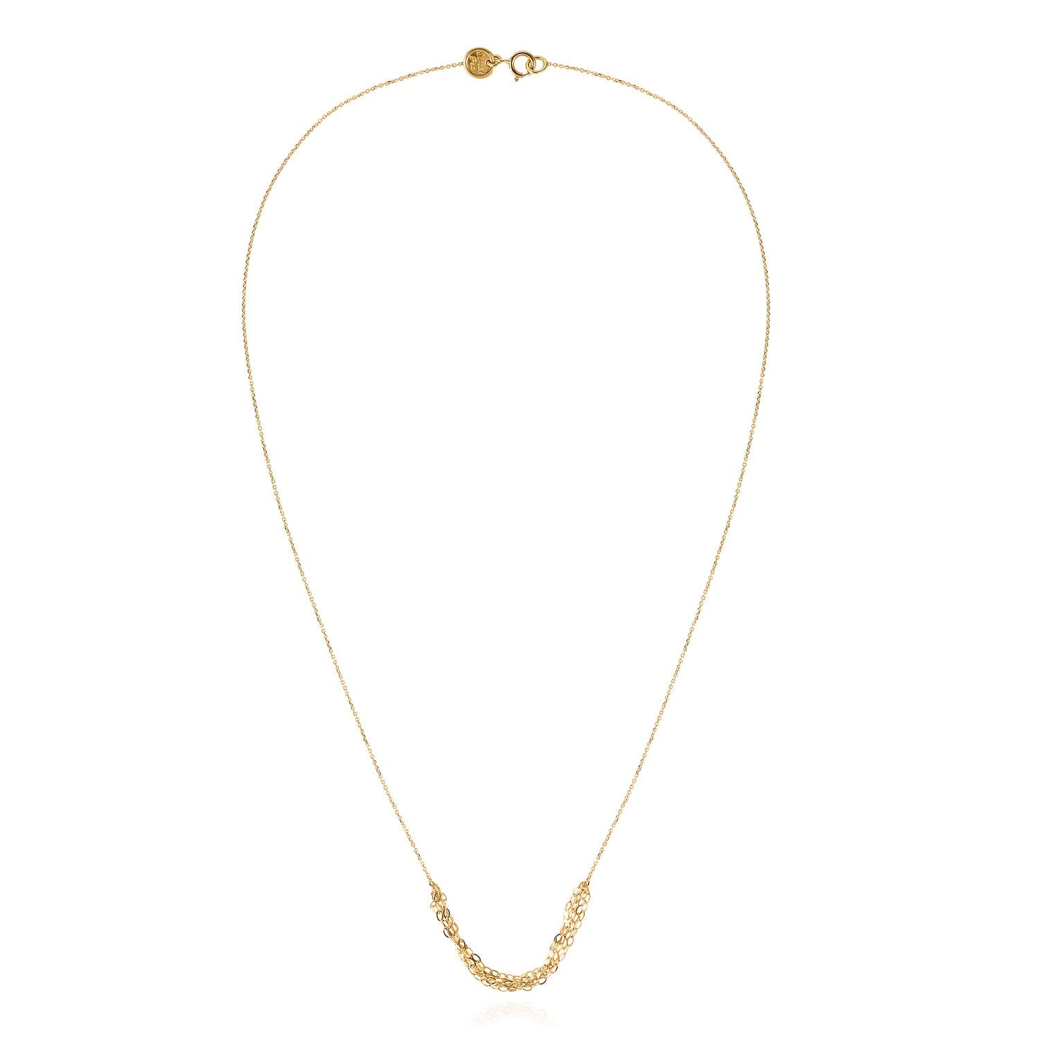Vincents Fine Jewelry | Sweet Pea | Layered Tassel Chain Necklace