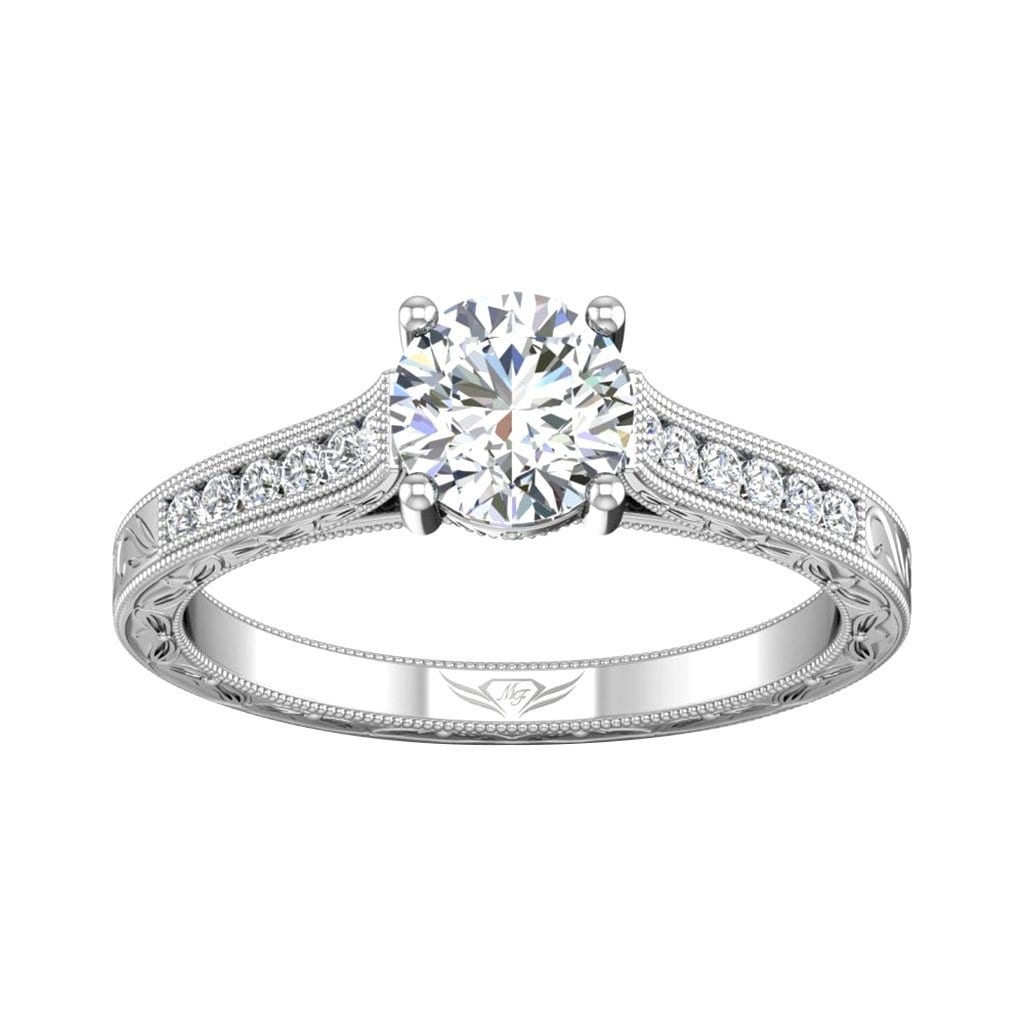 Channel & Shared Prong Engagement Rings