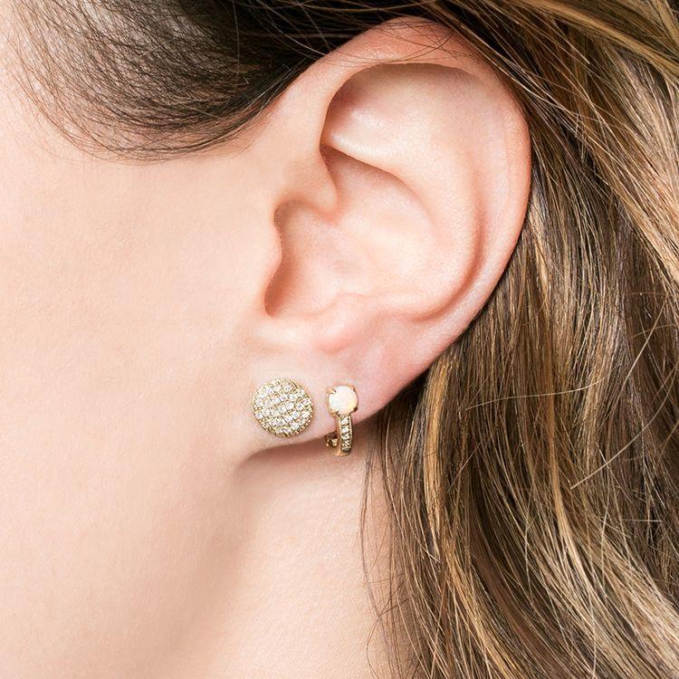 Edge Cuff Bracelet: 18k Gold, Rhoidium Silver, Diamond Baguette