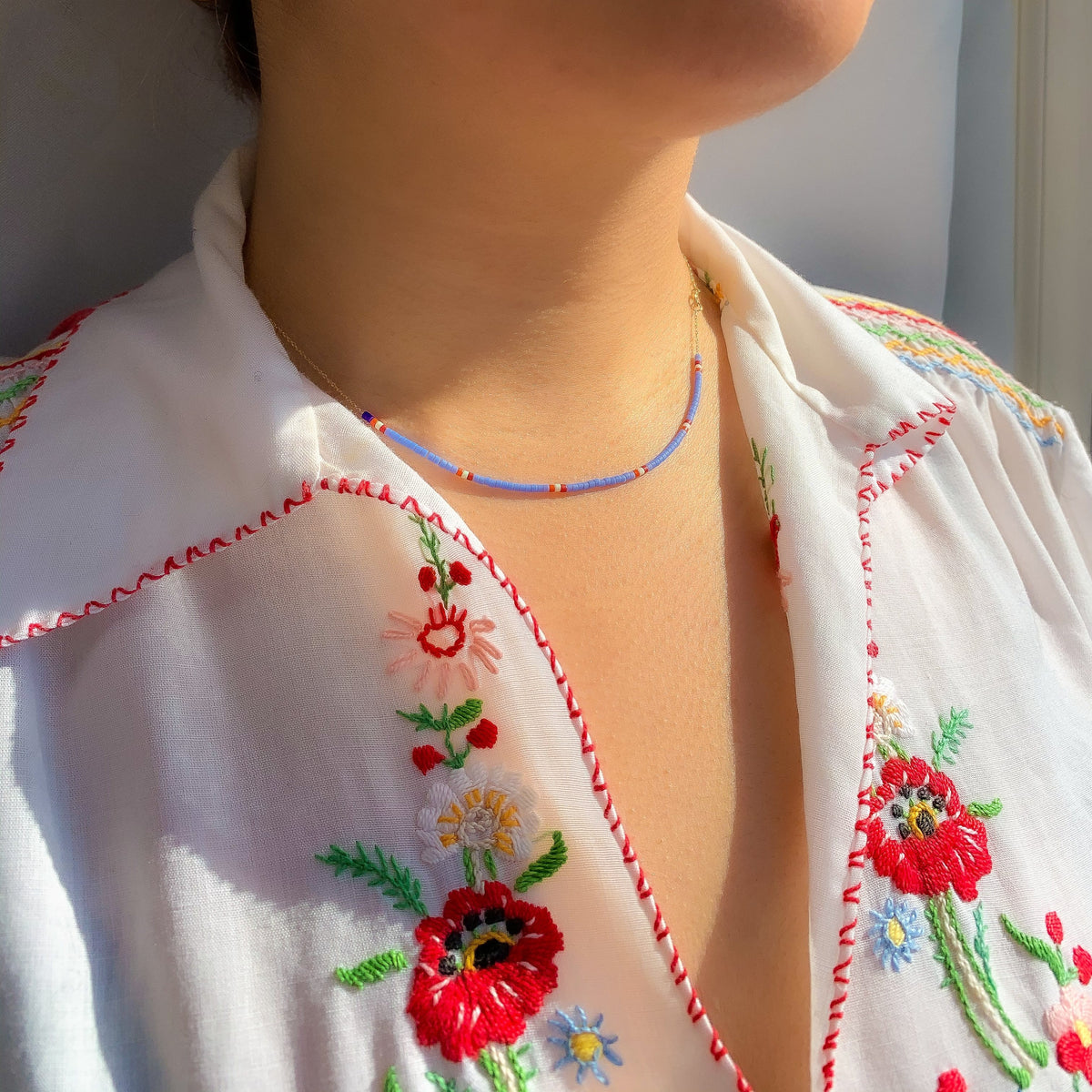 Microbead Necklace: Summer of Love Necklace