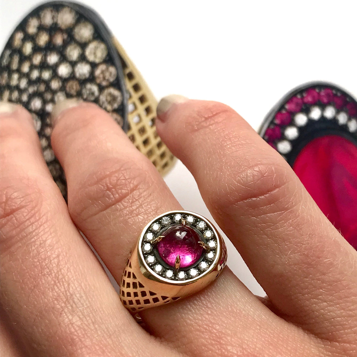 Crownwork pinky ring