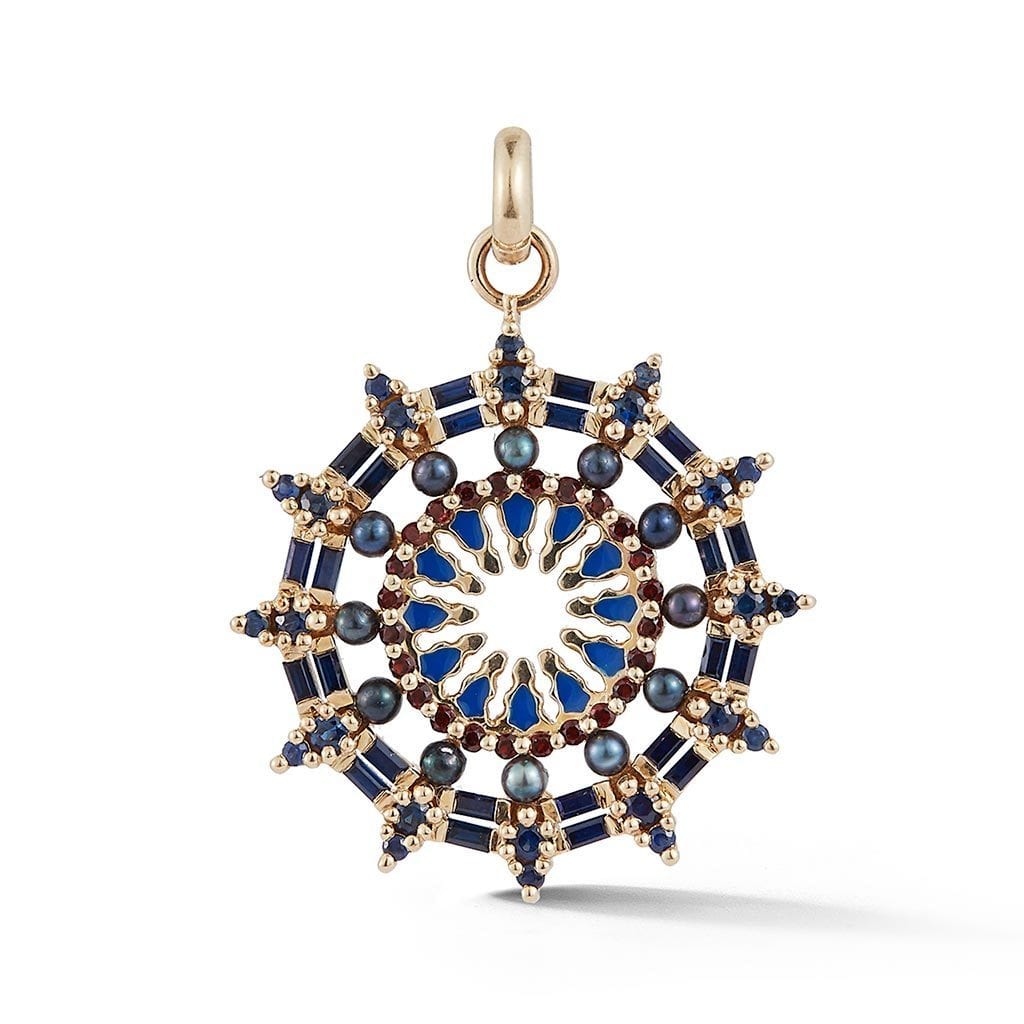 Vincents Fine Jewelry | Storrow Jewelry | Blue Sapphire & Gemstone Mix Charm
