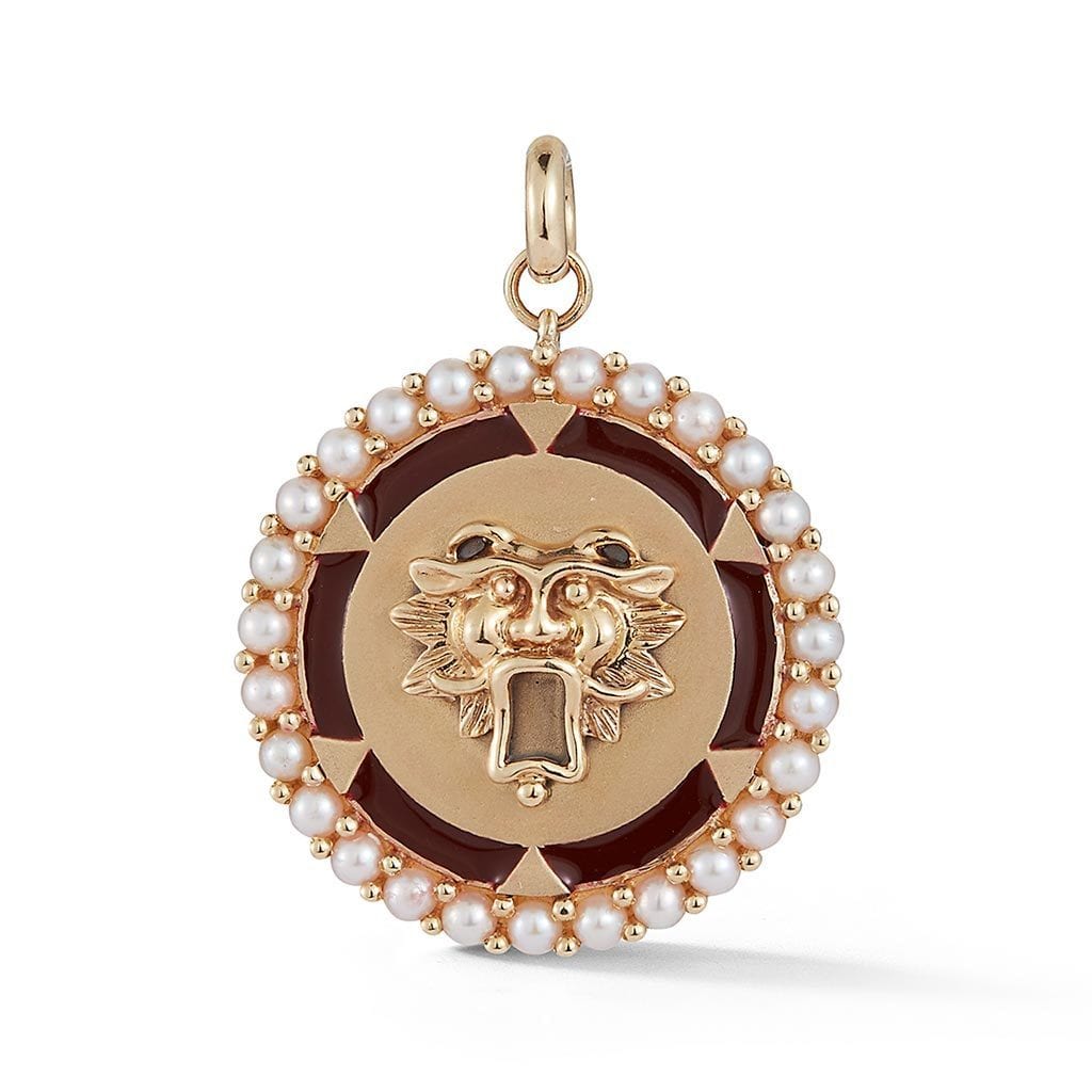 Vincents Fine Jewelry | Storrow Jewelry | Red Guardian Lion Medallion